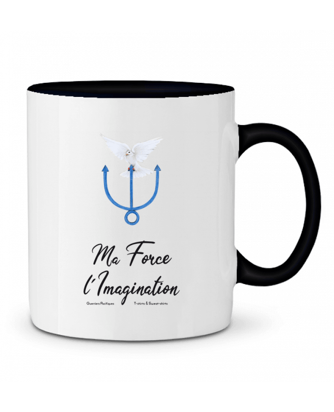 Mug bicolore Neptune >l'Imagination Les Guerriers Pacifiques