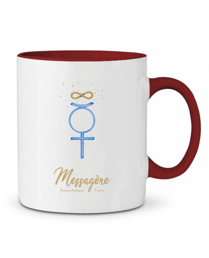 Mug bicolore Mercure > Messagère Les Guerriers Pacifiques