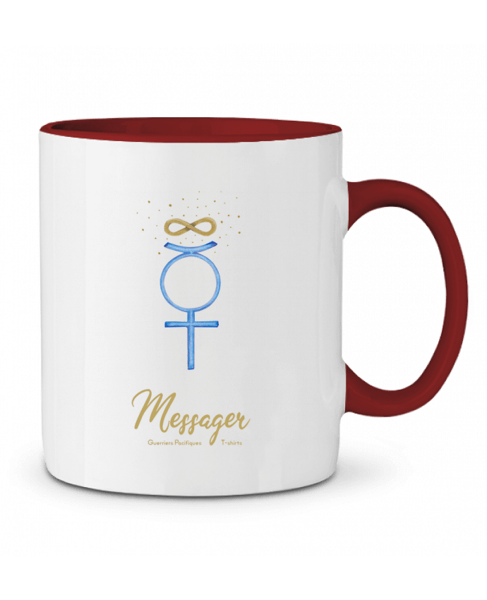 Mug bicolore Mercure > Messager Les Guerriers Pacifiques
