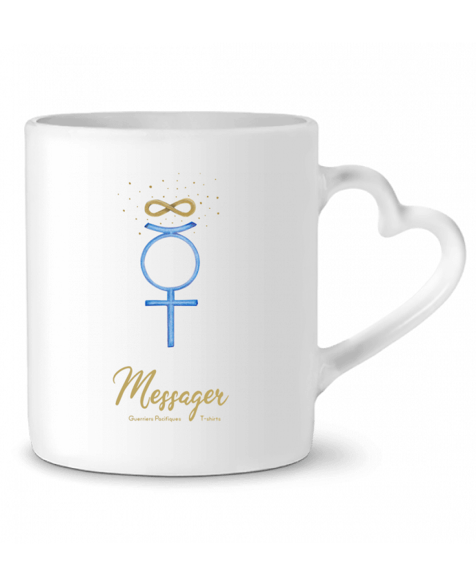 Mug coeur Mercure > Messager par Les Guerriers Pacifiques