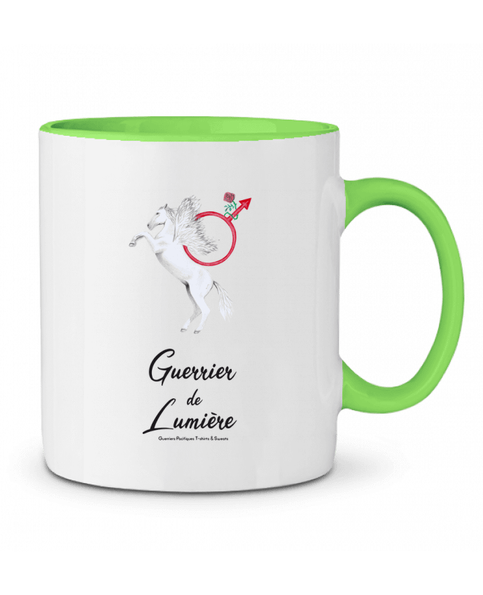 Mug bicolore Mars > Guerrier de Lumière Les Guerriers Pacifiques