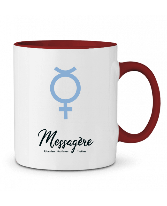 Mug bicolore Mercure > Messagère Les Guerriers Pacifiques