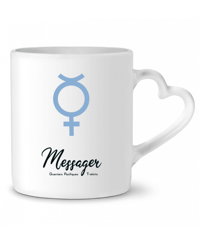 Mug coeur Mercure > Messager par Les Guerriers Pacifiques