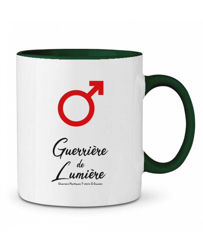 Mug bicolore Mars > Guerrière de Lumière Les Guerriers Pacifiques