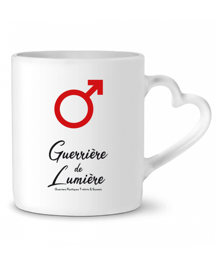 Mug coeur Mars > Guerrière de Lumière par Les Guerriers Pacifiques