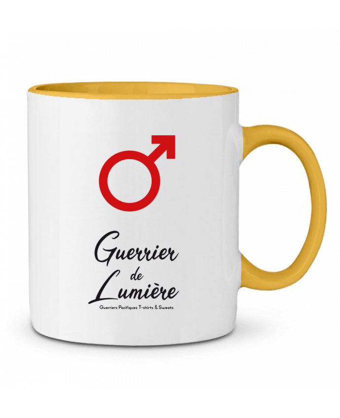 Mug bicolore Mars > Guerrier de Lumière Les Guerriers Pacifiques