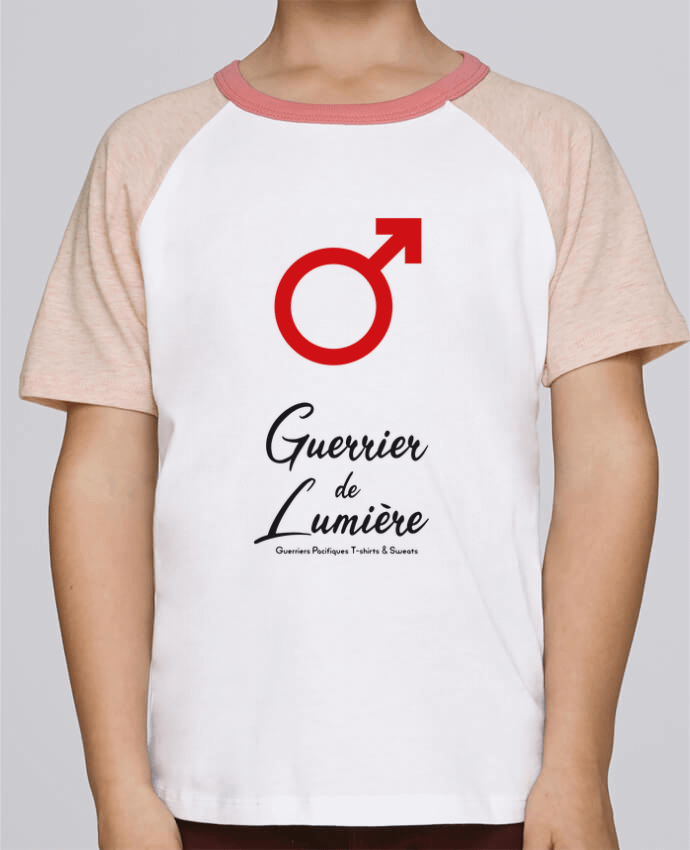 T-shirt enfant Baseball Mars > Guerrier de Lumière par Les Guerriers Pacifiques