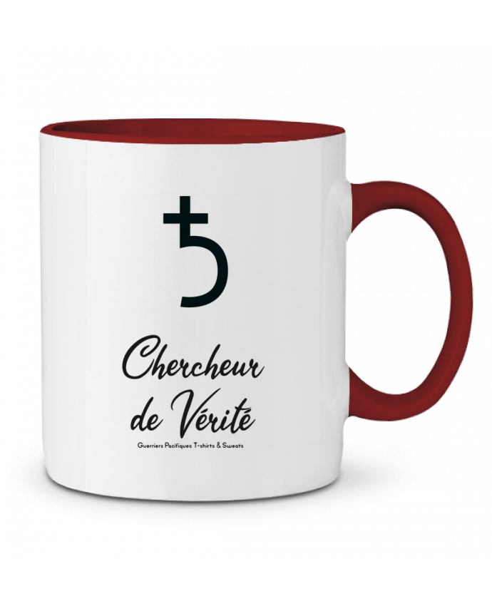 Mug bicolore Saturne > Vérité Les Guerriers Pacifiques