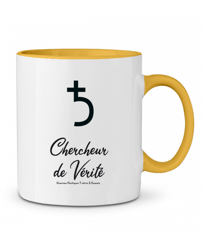 Mug bicolore Saturne > Vérité Les Guerriers Pacifiques