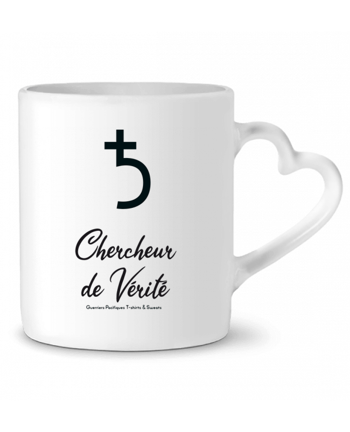 Mug coeur Saturne > Vérité par Les Guerriers Pacifiques