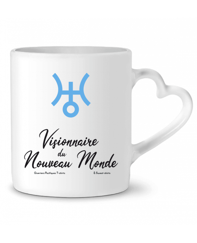 Mug coeur Uranus > Visionnaire par Les Guerriers Pacifiques
