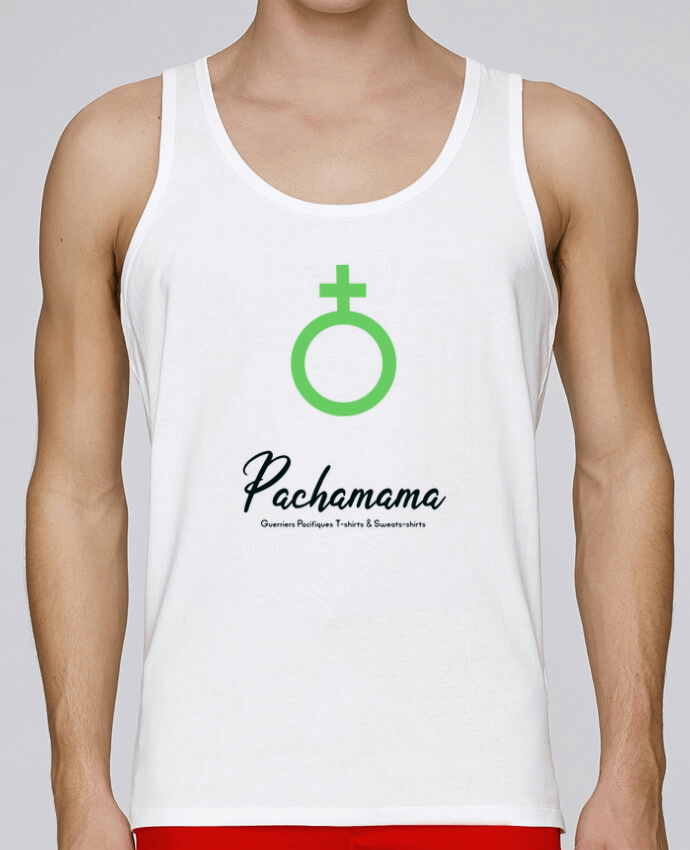 Débardeur homme Gaïa > Pachamama par Les Guerriers Pacifiques 100% coton bio