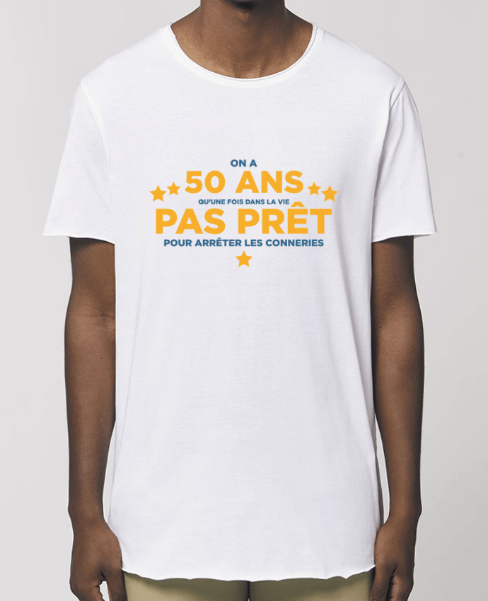 Camiseta larga pora él  Stanley Skater On a 50 ans qu'une fois dans la vie - Anniversaire Par  tunetoo