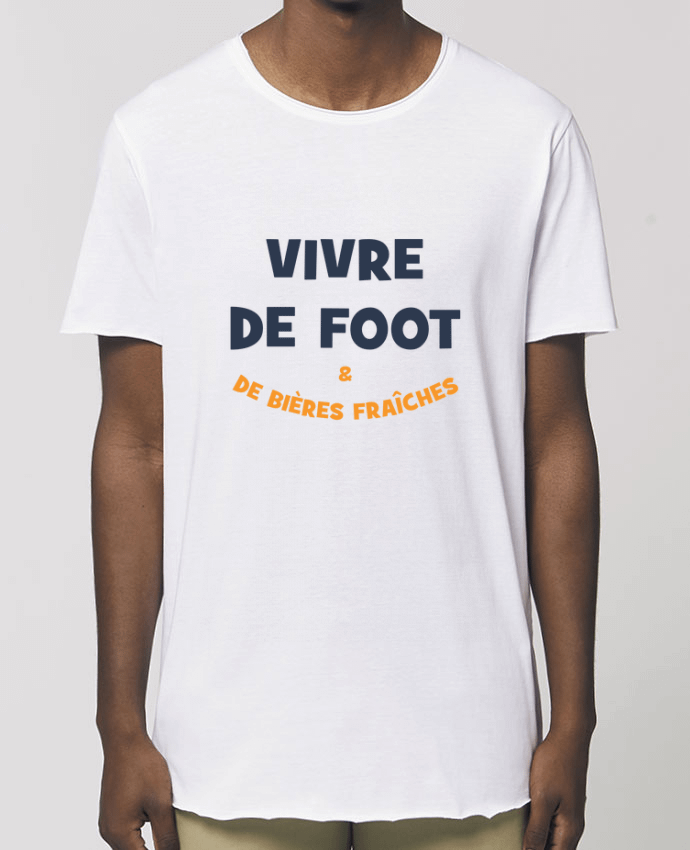 Tee-shirt Homme Vivre de foot et de bières fraîches Par  tunetoo