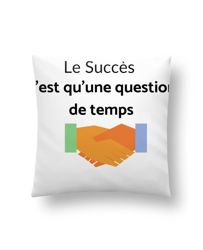 Coussin Le succès n'est qu'une question de temps par frenchydesign