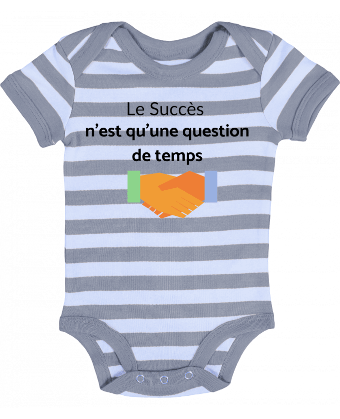 Body Bébé Rayé Le succès n'est qu'une question de temps - frenchydesign