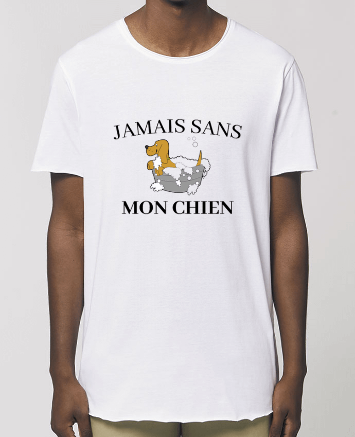 Tee-shirt Homme Jamais sans mon chien Par  frenchydesign