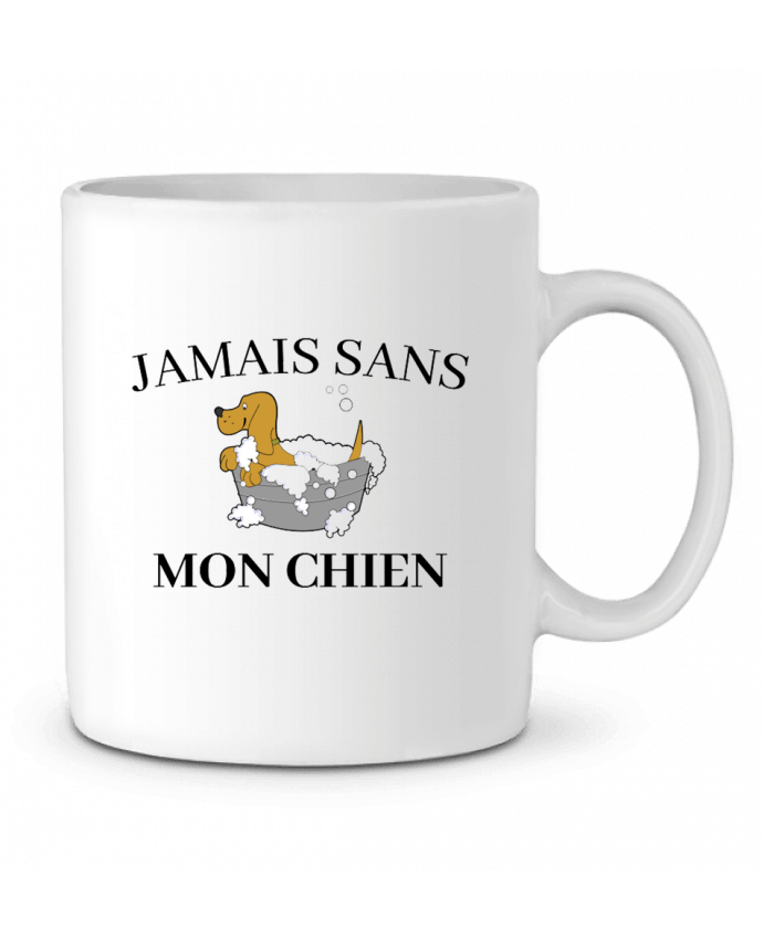 Mug  Jamais sans mon chien par frenchydesign