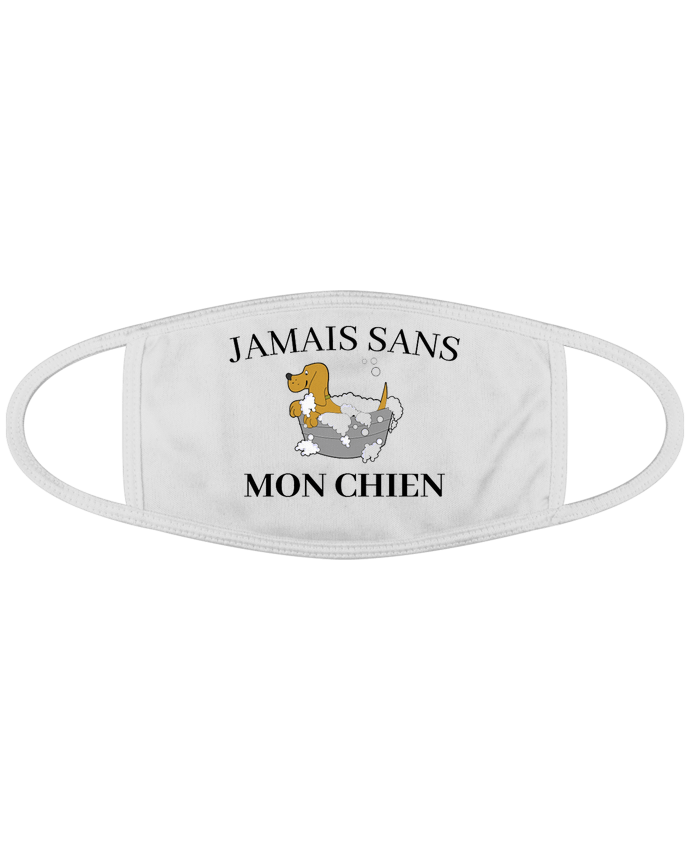 Masque Jamais sans mon chien par frenchydesign