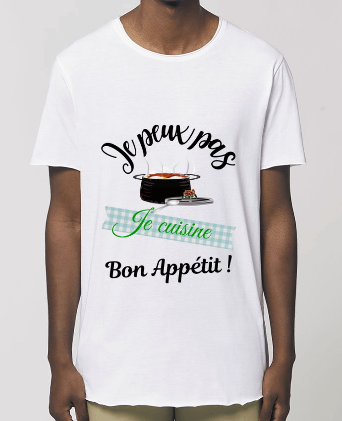 Tee-shirt Homme je peux pas, je cuisine, bon appétit ! Par  Fridaé