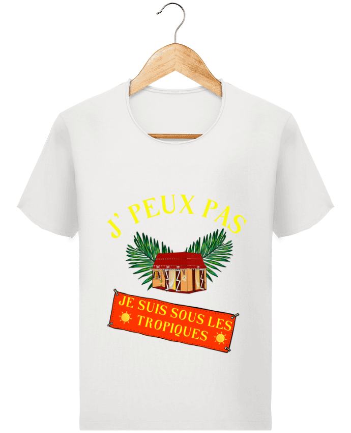  T-shirt Homme vintage je peux pas, je suis sous les tropiques par Fridaé