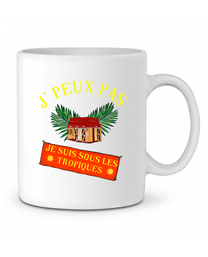 Mug  je peux pas, je suis sous les tropiques par Fridaé