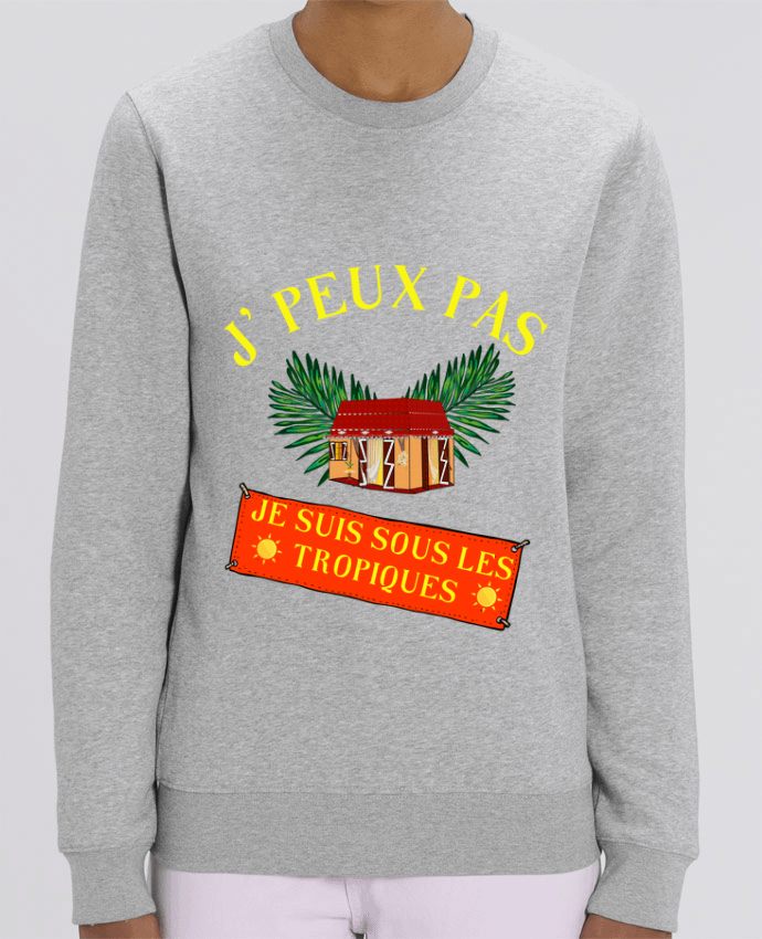 Sweat-shirt je peux pas, je suis sous les tropiques Par Fridaé