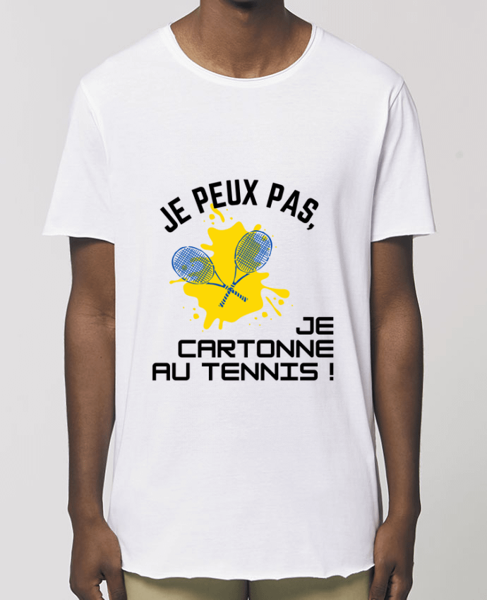 Tee-shirt Homme je peux pas, je cartonne au tennis Par  Fridaé