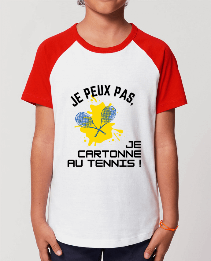 Tee-shirt Enfant je peux pas, je cartonne au tennis Par Fridaé