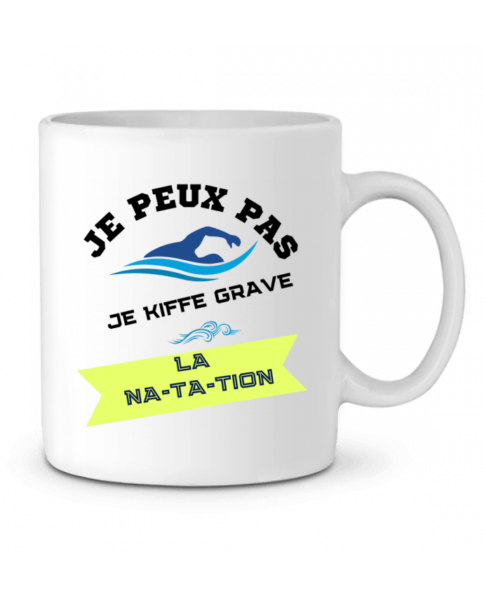 Mug  je peux pas, je kiffe grave la natation par Fridaé