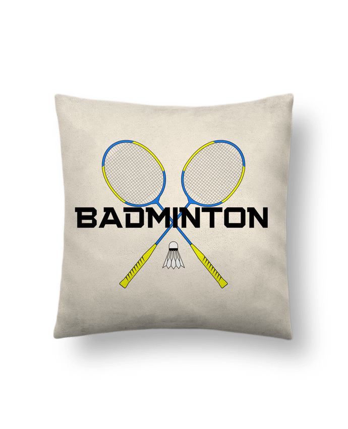Coussin suédine Badminton par Fridaé