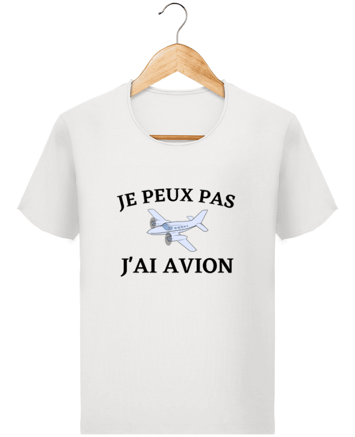  T-shirt Homme vintage Je peux pas j'ai avion par frenchydesign