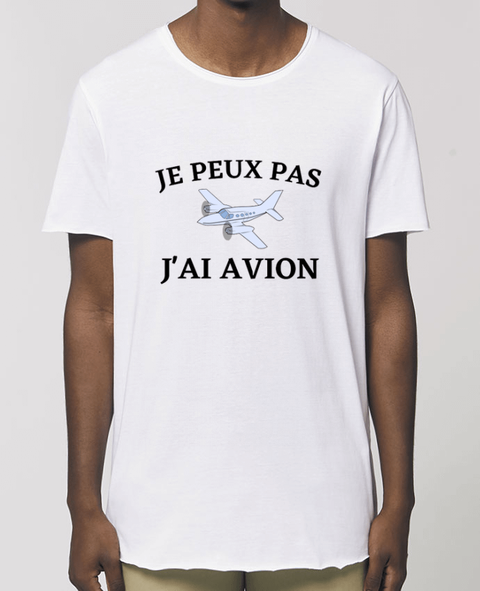 Tee-shirt Homme Je peux pas j'ai avion Par  frenchydesign