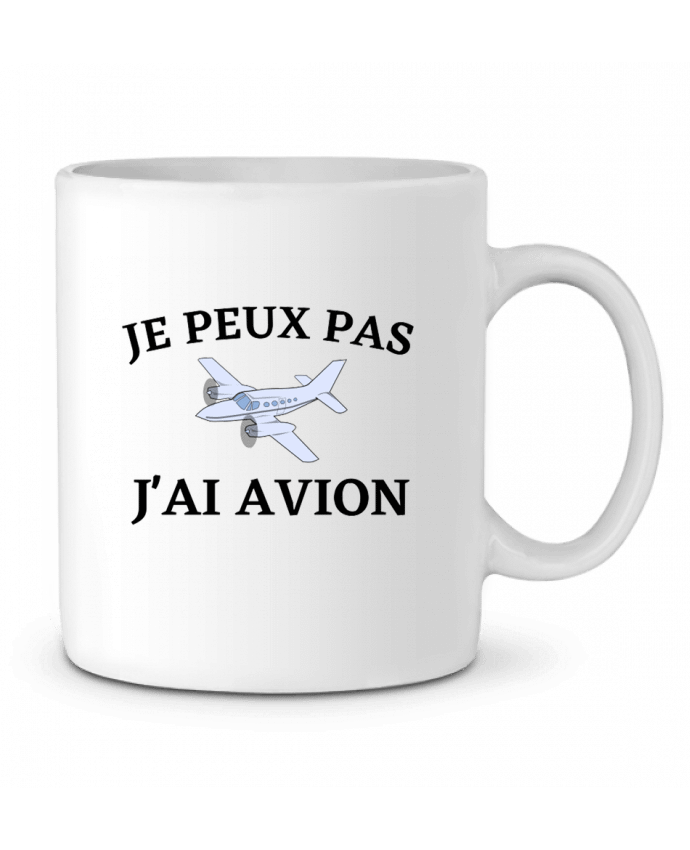 Mug  Je peux pas j'ai avion par frenchydesign