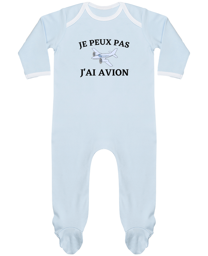 Body Pyjama Bébé Je peux pas j'ai avion par frenchydesign