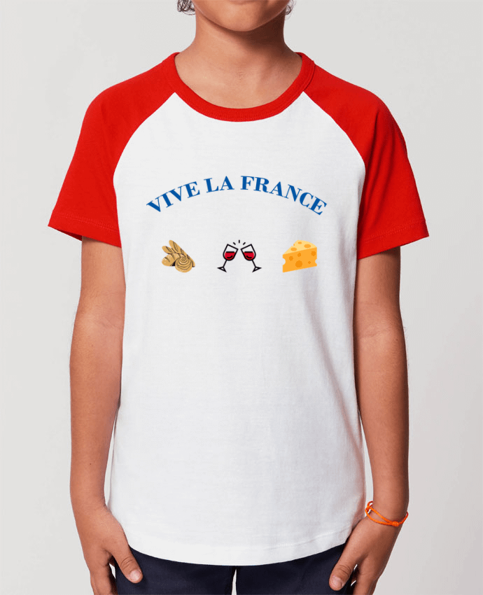 Tee-shirt Enfant Vive la France : tradition Française Par frenchydesign