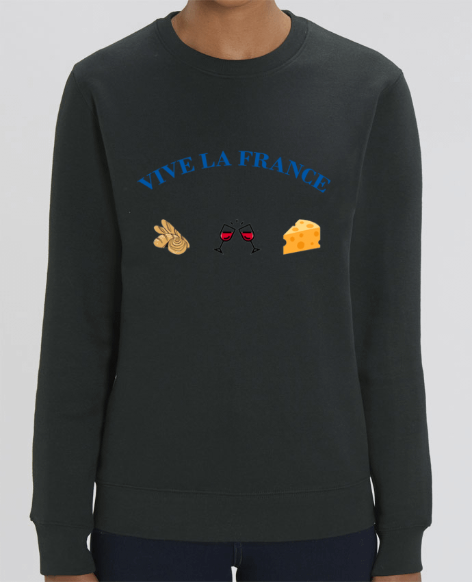 Sweat-shirt Vive la France : tradition Française Par frenchydesign