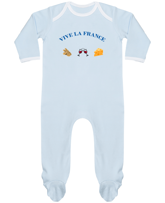 Body Pyjama Bébé Vive la France : tradition Française par frenchydesign