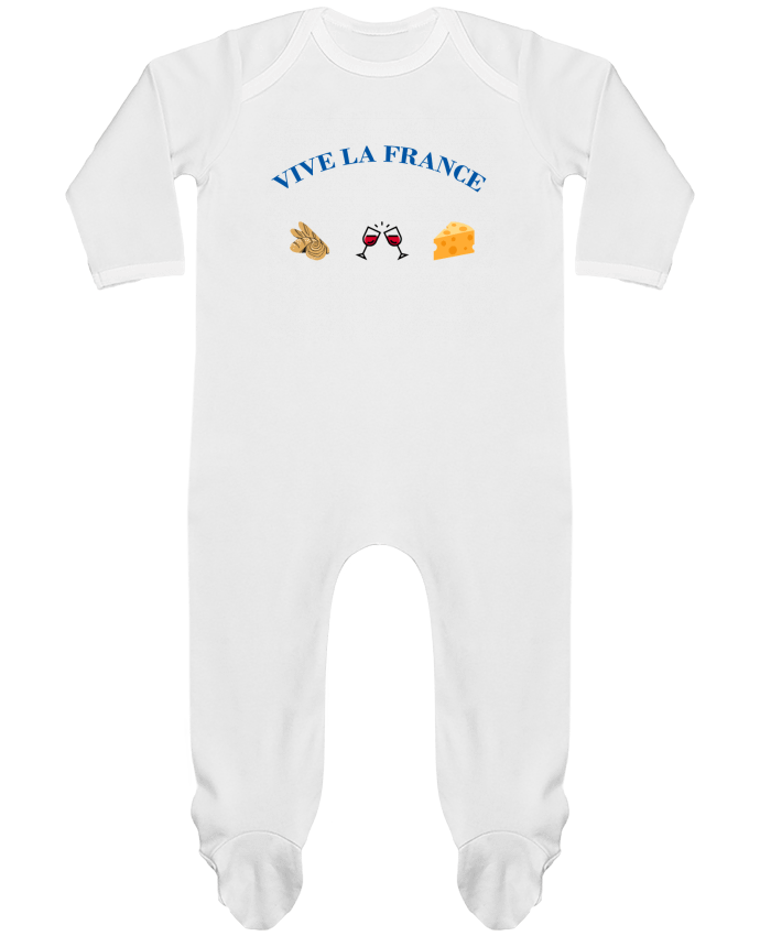 Body Pyjama Bébé Vive la France : tradition Française par frenchydesign