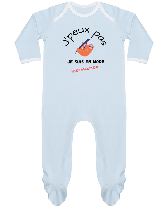 Body Pyjama Bébé je peux pas, je suis en mode hibernation par Fridaé