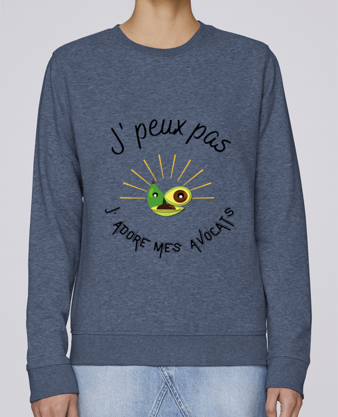 Sweatshirt Je peux pas, avocats, j' adore mes avocats. par Fridaé