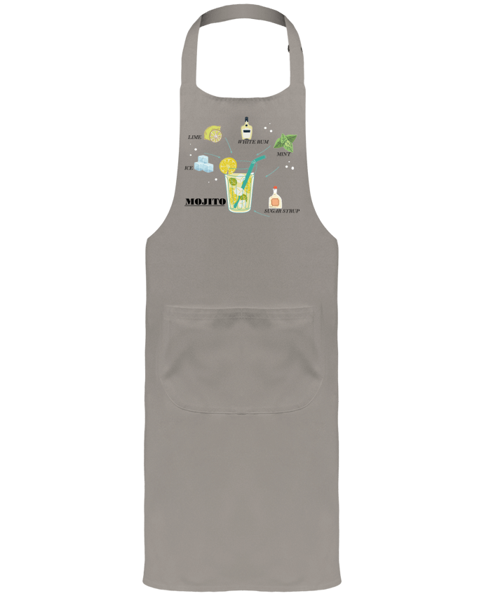 Tablier avec poches Mojito l'original par Frenchydesign