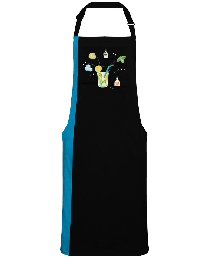 Tablier bicolore Mojito l'original par  Frenchydesign