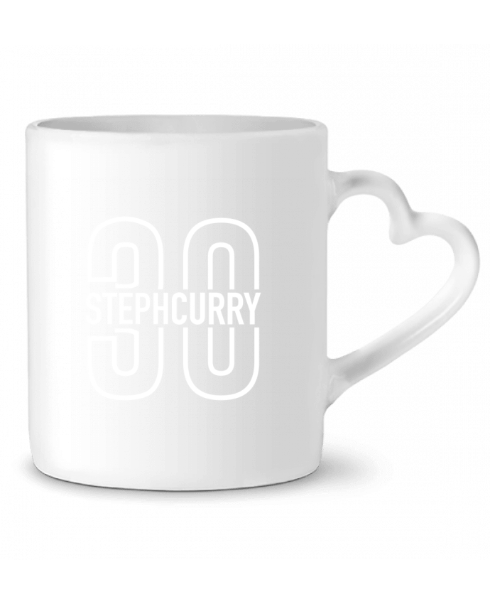 Mug coeur STEPHEN CURRY 30 par NoeZ