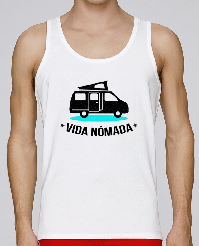 Débardeur homme Vida Nómada Vanlife par berth99 100% coton bio