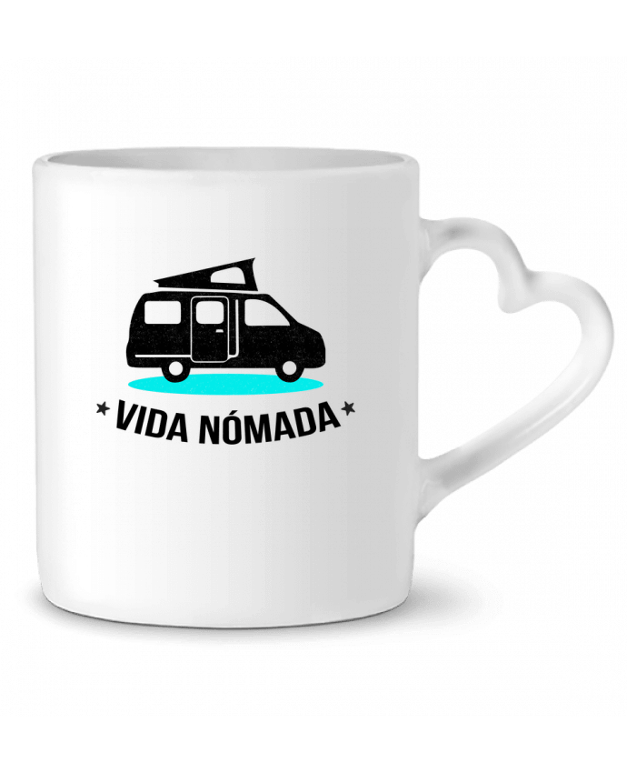 Mug coeur Vida Nómada Vanlife par berth99