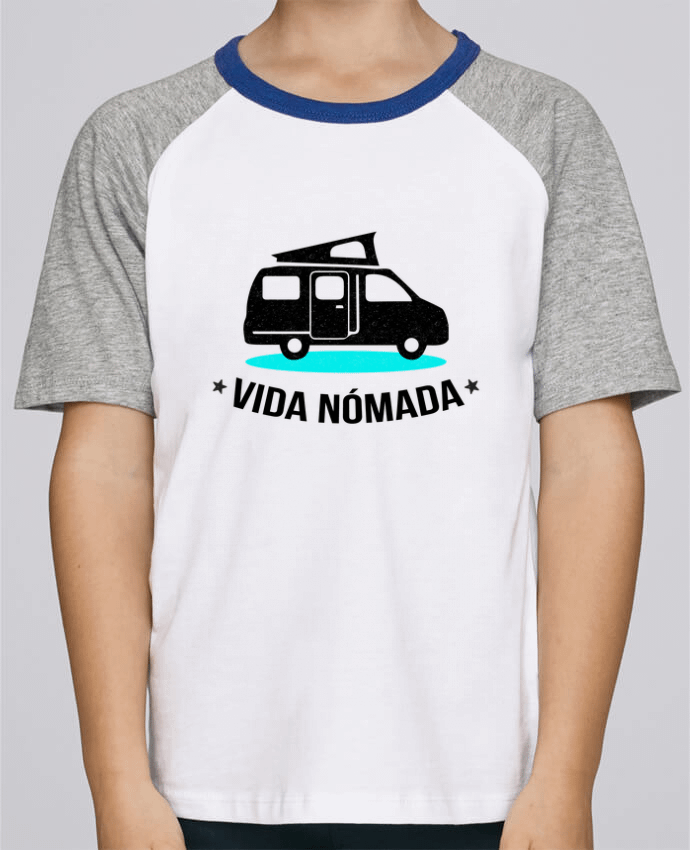 T-shirt enfant Baseball Vida Nómada Vanlife par berth99