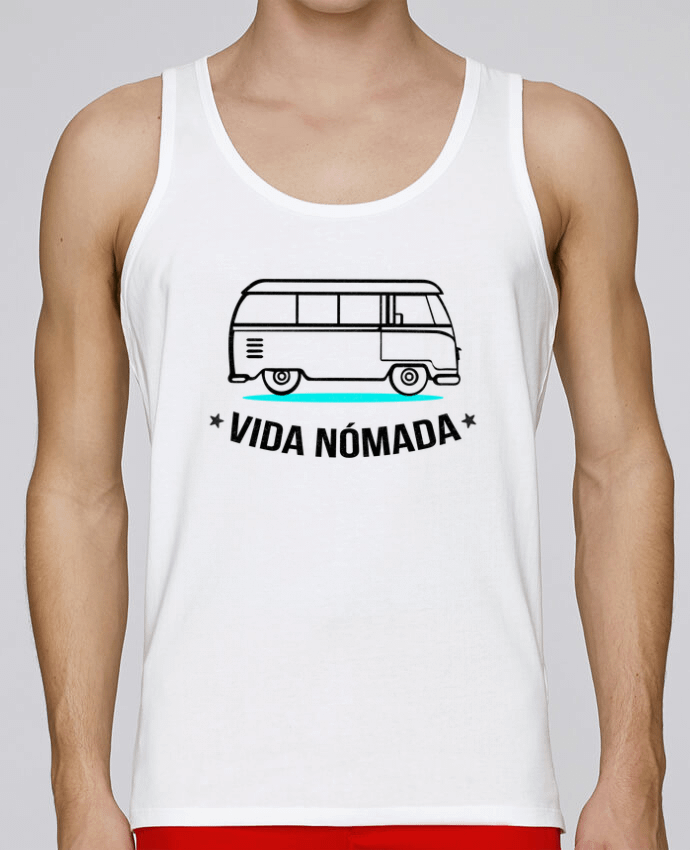 Débardeur homme Vida Nómada Vanlife par berth99 100% coton bio