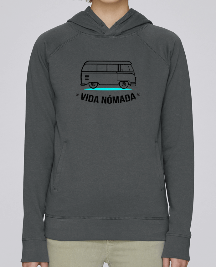 Sweat capuche femme Vida Nómada Vanlife par berth99