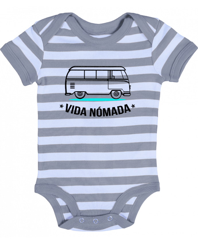 Body Bébé Rayé Vida Nómada Vanlife - berth99